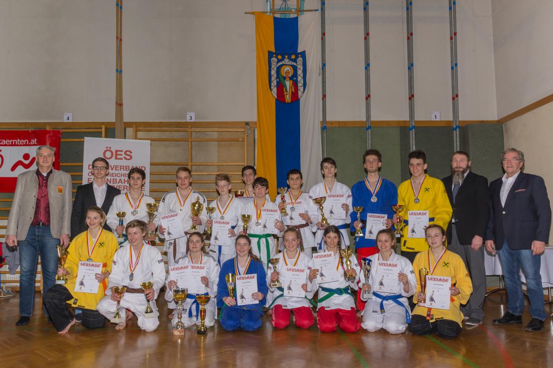 Die erfolgreichen Sportler bei den Kärntner Meisterschaften im Judo U16+U18+U21 Die erfolgreichen Sportler bei den Kärntner Meisterschaften im Judo U16+U18+U21