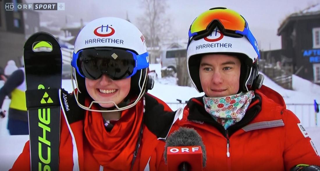 Paraski-WM 2022 Elina Stary und Celine Arthofer