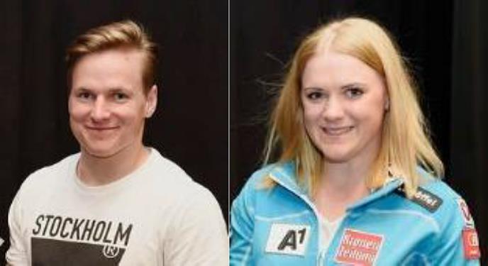 Zwei Schirennläufer des ASKÖ ESV St. Veit/Glan im alpinen Schiweltcup: Katharina TRUPPE und Richard LEITGEB Zwei Schirennläufer des ASKÖ ESV St. Veit/Glan im alpinen Schiweltcup: Katharina TRUPPE und Richard LEITGEB