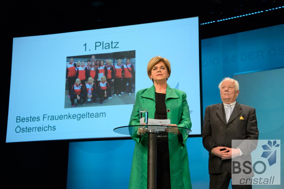 Laudatio hielt Lotterie Vst-Direktorin Mag. Bettina Glatz-Kremsner