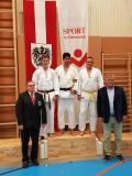 Zweiter Platz für Stefan Sallinger (Judokämpfer ganz links) vom ASKÖ ESV St. Veit/Glan bei den ASKÖ-Bundesmeisterschaften 2017.
